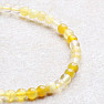 Opal yellow beaded bracelet