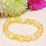 Tan Sunset aura beaded bracelet