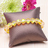 Tan Sunset aura beaded bracelet