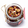 Smudge incense mixture Rose and geranium 25 g in a glass