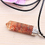 Orgonite pendant crystal with carnelian