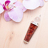 Orgonite crystal pendant with red jasper and crystal