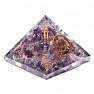 Orgonite pyramid with amethyst