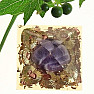 Orgonite pyramid with amethyst extra