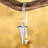 Artemis pendulum silver-plated