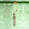 Karnak pendulum gold plated