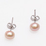 Pearl pearl earrings