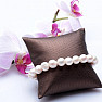 Women's pearl bracelet white pearls potatoe 1 cm AA Grade quality