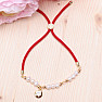 Pearls with star string red bracelet