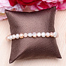 Women's pearl bracelet made of multicolored pearls, size XXL