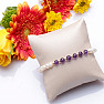 Women&#39;s pearl and amethyst bracelet