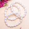 Women's pearl bracelet white pearl 10 mm