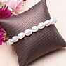 Women's pearl bracelet white pearl 10 mm