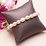 Women&#39;s pearl bracelet peach pearl 10 mm