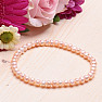 Women&#39;s pearl bracelet peach pearl 5 mm