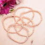 Women&#39;s pearl bracelet peach pearl 5 mm