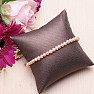 Women&#39;s pearl bracelet peach pearl 5 mm