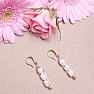 Fashionable earrings with pearls