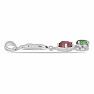 Silver pendant with multi-colored tourmalines silver Ag 925 017206 MT