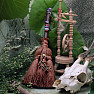 Magical Ritual Broom Love with Amethyst