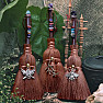 Magical Ritual Broom Love with Amethyst