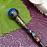 Courage magic wand with lapis lazuli