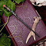 Universal energy magic wand with cherry crystal