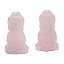 Buddha statue made of rose quartz