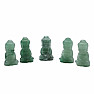 Buddha statuette made of green aventurine