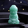 Buddha statuette made of green aventurine