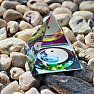 Pyramid for Feng Shui large made of rainbow crystal