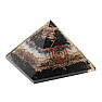 Orgonite pyramid mix of semi-precious stones