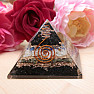 Orgonite pyramid mix of semi-precious stones