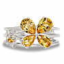 Citrine ring silver Ag 925 R5046C