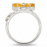 Citrine ring silver Ag 925 R5046C