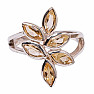 Citrine ring silver Ag 925 R5049C