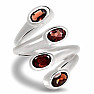 Garnet ring silver Ag 925 R5054G