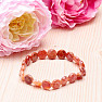 Agate fiery cut bracelet made of AA quality discs