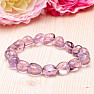 Amethyst lilac nugget bracelet 10 mm