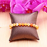 Carnelian bracelet made of beads 8 mm