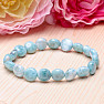 Larimar bracelet discs 10 mm