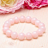 Morganite - beryl pink emerald bracelet made of beads 12 mm