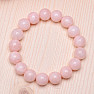 Morganite - beryl pink emerald bracelet made of beads 12 mm