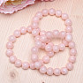 Morganite - beryl pink emerald bracelet made of beads 12 mm