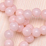 Morganite - beryl pink emerald bracelet made of beads 12 mm