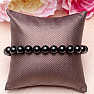 Tourmaline black beaded beaded bracelet