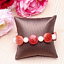 Coral with mother of pearl bracelet RB Design 177