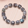 Labradorite cut and seed beads bracelet RB Design 178