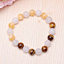 Jadeite white, jadeite yellow and tiger eye RB Design 180