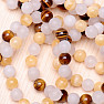 Jadeite white, jadeite yellow and tiger eye RB Design 180